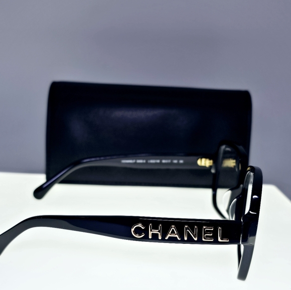 Chanel Black eyeglasses Frames RX optical CH5408a c622 High bridge Blue light - Picture 11 of 16